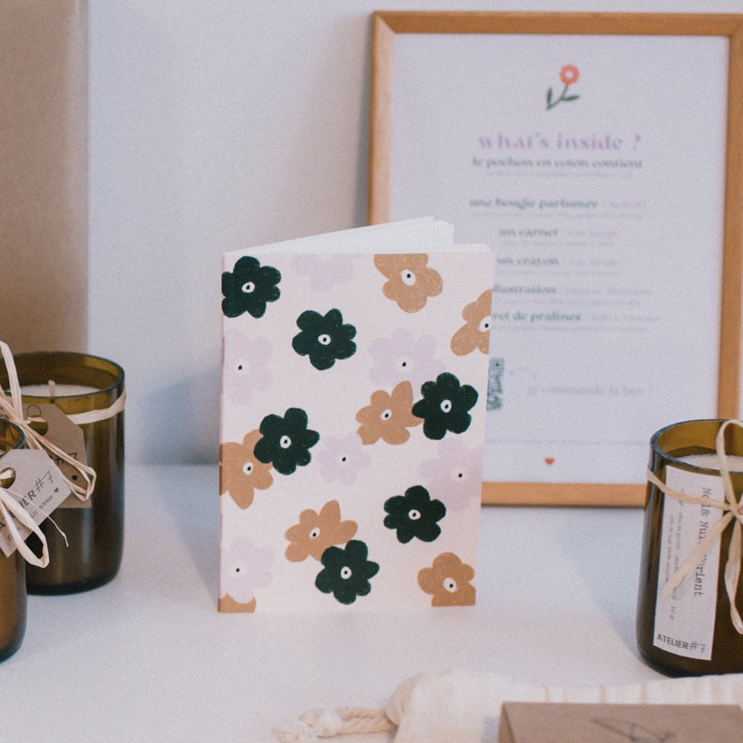 Carnet A6 Fleurs